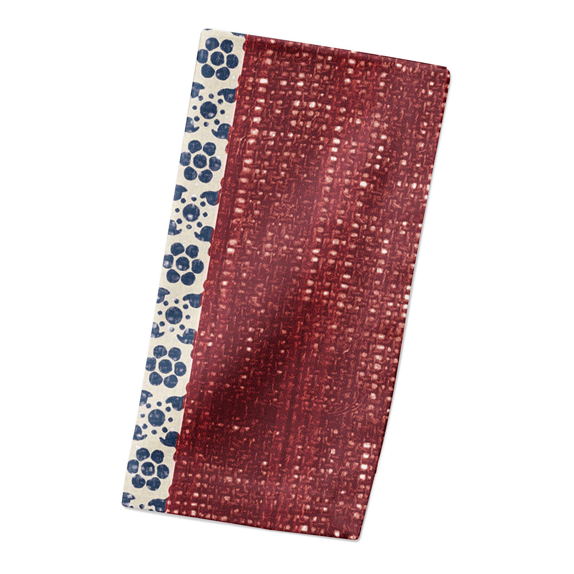 Designs Direct Patriotic Patchwork Cotton Twill Napkin